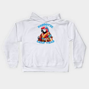 Leap year parrot Kids Hoodie